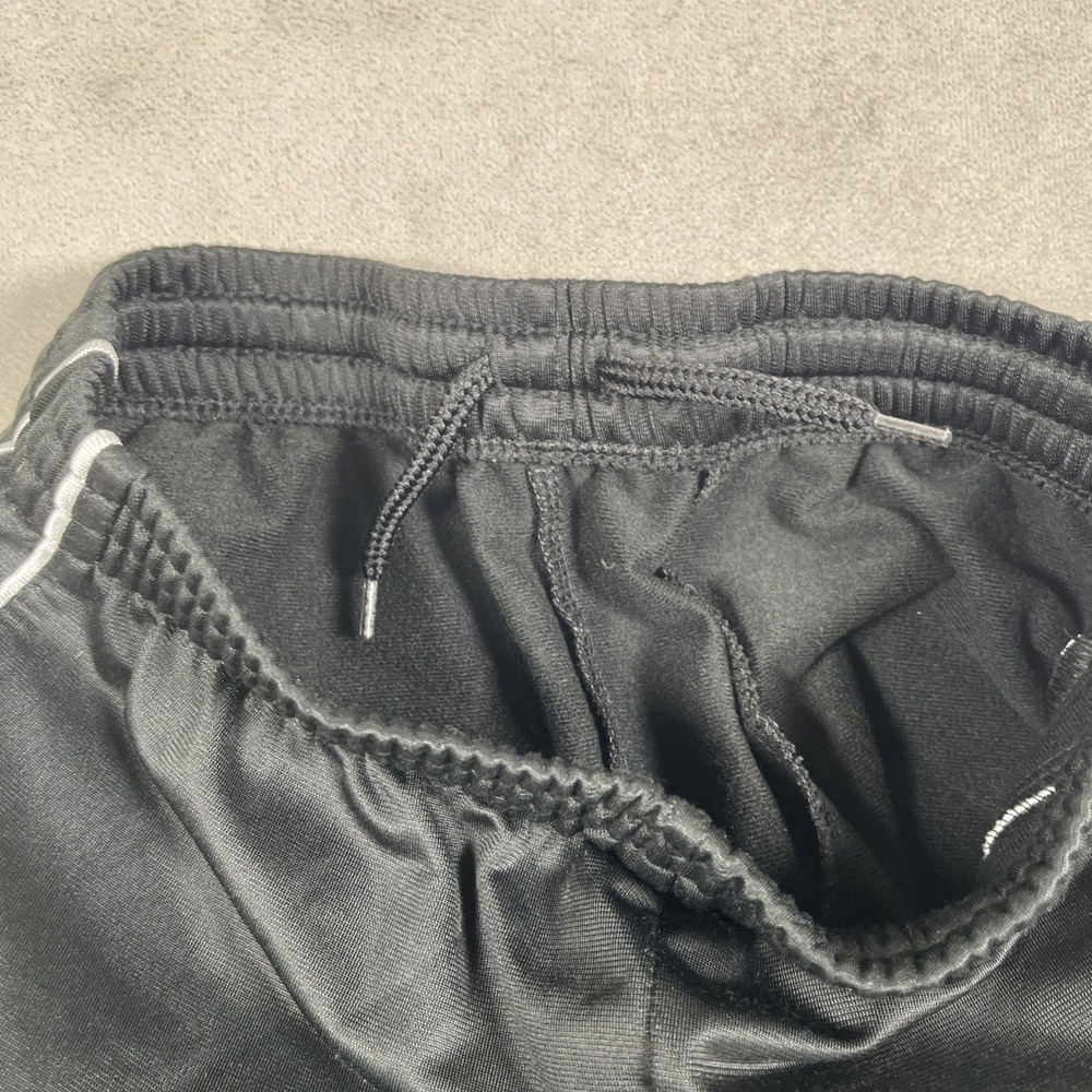 VTG Air Jordan Boy's Size M (10-12yrs) Black‎ Sweatpants White Stripe-EUC - Picture 8 of 10